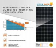 Fotovoltaicky panel Ulica Solar UL-455M - 144HV Black Frame (paletový predaj)